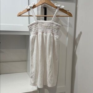 Cat & Jack White Terry Cloth Sundress/ coverup